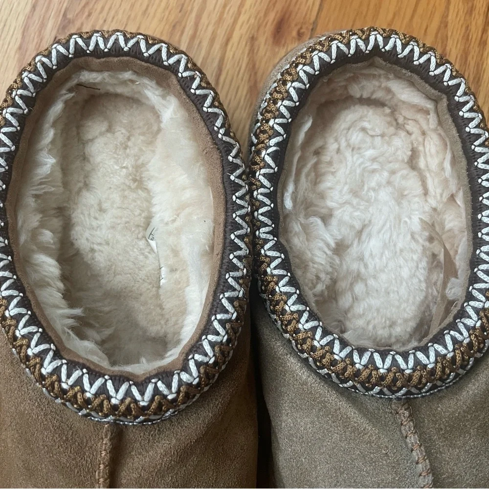 UGG Tan Tasman Plush Lining Shoes